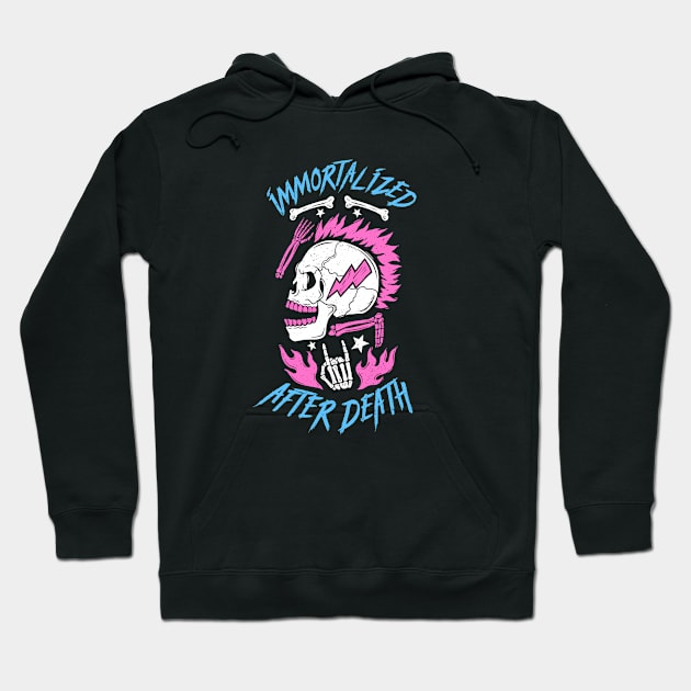 Immortalized After Death Hoodie by PizzaZombieApparel